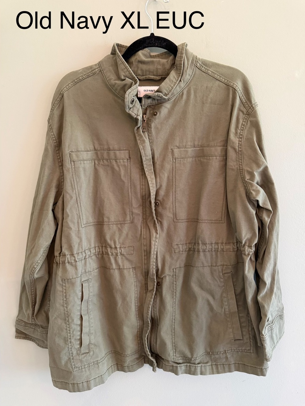 Old Navy Women’s Olive Utility Jacket - XL